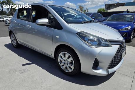 Silver 2015 Toyota Yaris Hatchback Ascent