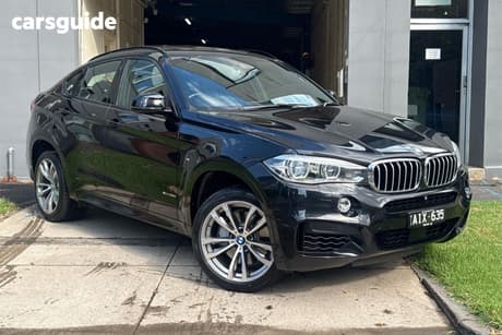 Black 2015 BMW X6 Coupe Xdrive 50I