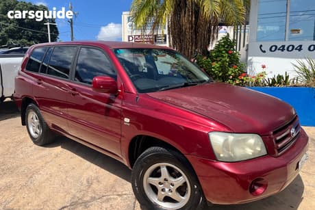Burgundy 2003 Toyota Kluger Wagon Cvx (4X4)