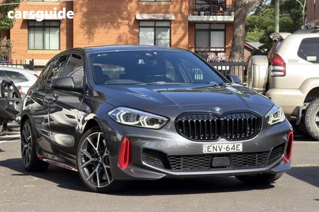 Grey 2021 BMW 128TI Hatchback