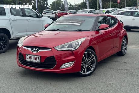 Red 2016 Hyundai Veloster Coupe
