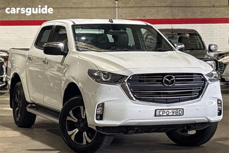 White 2021 Mazda BT-50 Dual Cab Pick-up Gt (4X4)