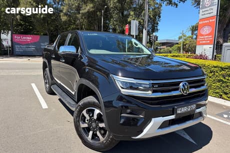 Black 2025 Volkswagen Amarok Dual Cab Utility Style Tdi600 4Motion