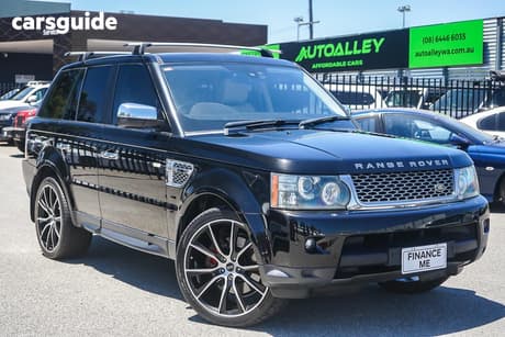 Black 2011 Land Rover Range Rover Sport Wagon 3.0 Tdv6 Luxury