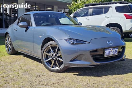 Grey 2020 Mazda MX-5 Convertible Rf Gt