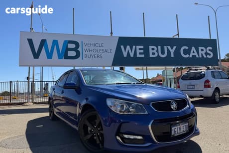 Blue 2015 Holden Commodore Sedan Sv6