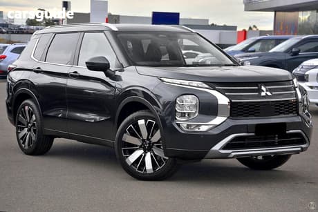 Grey 2025 Mitsubishi Outlander Wagon Aspire 7 Seat (2Wd)