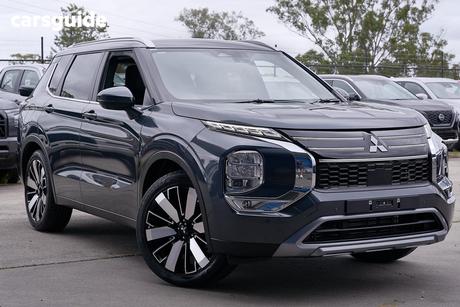 Grey 2025 Mitsubishi Outlander Wagon Aspire 7 Seat (Awd)