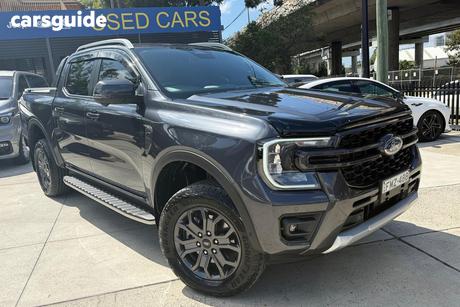 Grey 2023 Ford Ranger Double Cab Pick Up Wildtrak 2.0 (4X4)