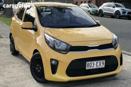 Yellow 2022 Kia Picanto Hatchback S (Pe)