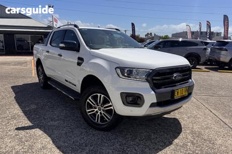 White 2020 Ford Ranger Double Cab Pick Up Wildtrak 3.2 (4X4)