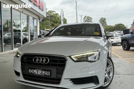 White 2016 Audi A3 Sedan 1.4 Tfsi Attraction Cod