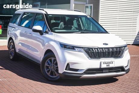 White 2021 Kia Carnival Wagon S