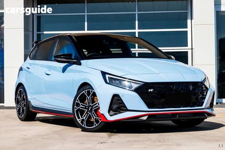 Blue 2025 Hyundai I20 Hatchback N