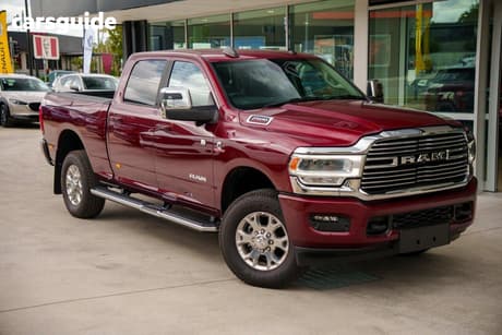 Red 2024 RAM 2500 Crew Cab Utility Laramie Rambox Yellowstone
