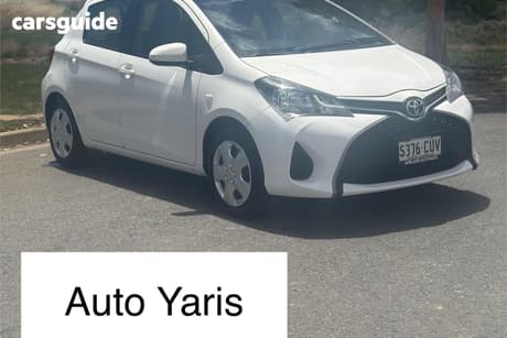 White 2016 Toyota Yaris Hatchback Ascent