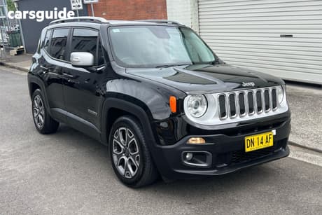Black 2016 Jeep Renegade Wagon Limited