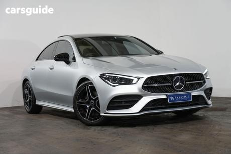 Silver 2022 Mercedes-Benz CLA250 Coupe 4Matic