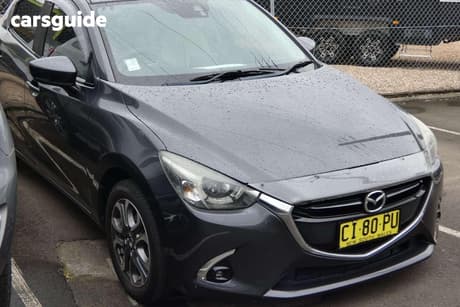 Grey 2017 Mazda 2 Hatchback Gt