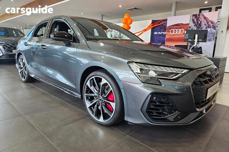 White 2025 Audi S3 Sedan Quattro