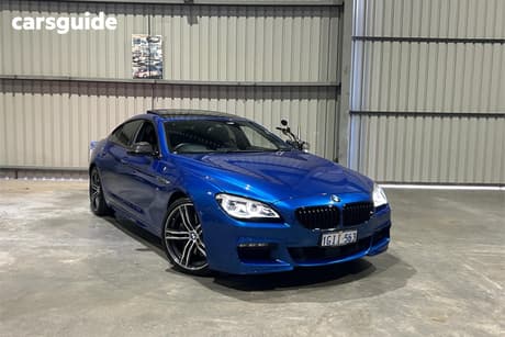 Blue 2017 BMW 640I Coupe Gran Coupe