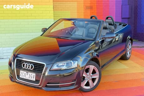 Black 2011 Audi A3 Cabriolet 1.8 Tfsi Attraction