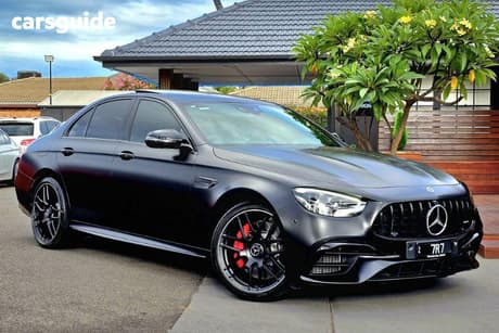 Black 2022 Mercedes-Benz E63 Sedan S 4Matic+