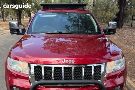 Red 2012 Jeep Grand Cherokee Wagon Overland (4X4)
