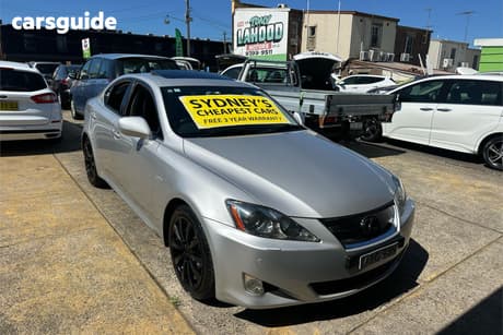 Silver 2006 Lexus IS250 Sedan Sports Luxury