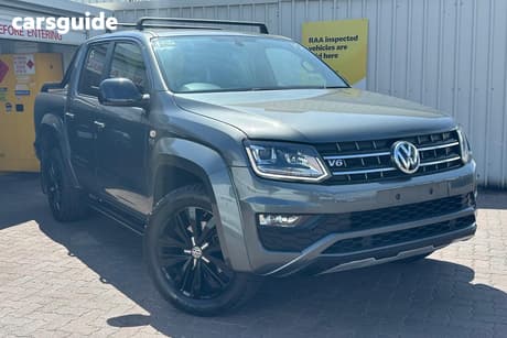 Grey 2019 Volkswagen Amarok Dual Cab Utility Tdi550 Highline Black 4Motion