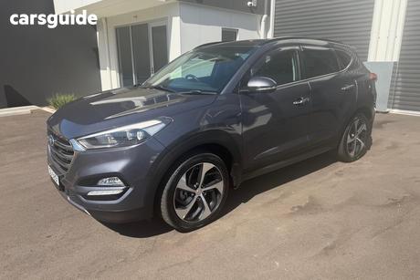 Silver 2015 Hyundai Tucson Wagon Highlander (Awd)