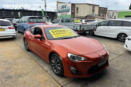 Orange 2014 Toyota 86 Coupe Gt