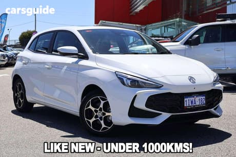 White 2025 MG MG3 Hatchback Essence Hybrid+