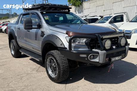 Grey 2021 Ford Ranger Double Cab Pick Up Wildtrak 2.0 (4X4)
