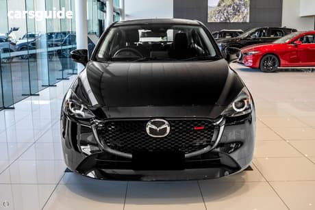 Black 2025 Mazda Mazda2 Hatchback G15 Evolve