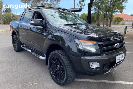Black 2014 Ford Ranger Crew Cab Utility Wildtrak 3.2 (4X4)