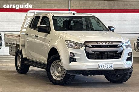 White 2020 Isuzu D-MAX Crew Cab Chassis Sx (4X4)