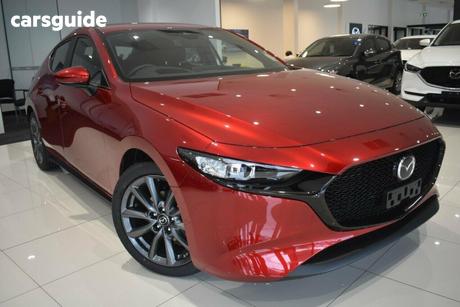 Red 2026 Mazda Mazda3 Hatchback G20 Evolve