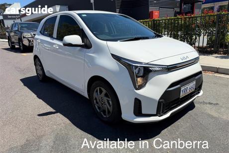 White 2024 Kia Picanto Hatchback Sport (Pe2)