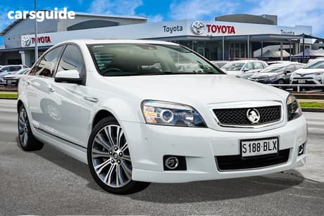 White 2015 Holden Caprice Sedan V