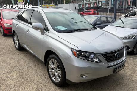 Silver 2011 Lexus RX450H Wagon Sports Luxury