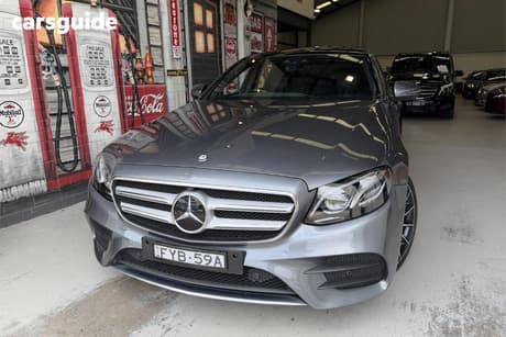 Grey 2017 Mercedes-Benz E400 Saloon 4Matic