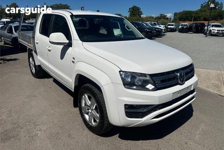White 2018 Volkswagen Amarok Dual Cab Utility V6 Tdi 550 Sportline