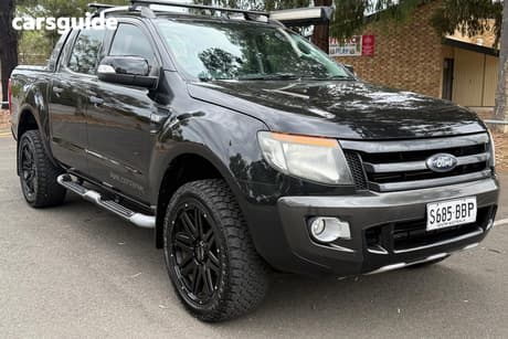 Black 2014 Ford Ranger Crew Cab Utility Wildtrak 3.2 (4X4)