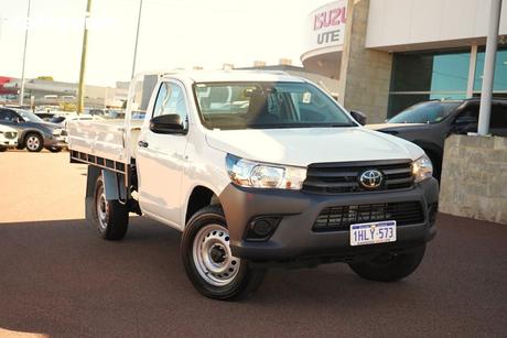White 2021 Toyota Hilux Cab Chassis Workmate Hi-Rider (4X2)