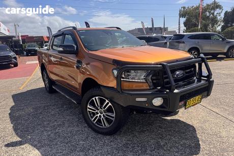 Orange 2020 Ford Ranger Double Cab Pick Up Wildtrak 2.0 (4X4)