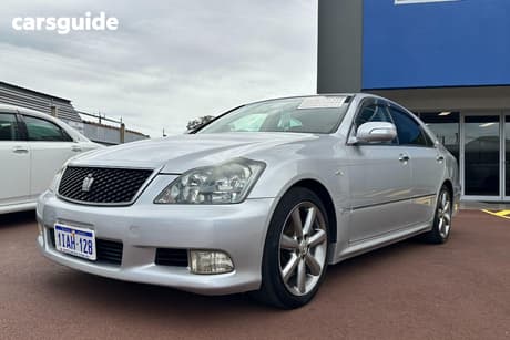 Silver 2007 Toyota Crown Sedan ATHLETE G PACKAGE