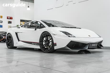 White 2010 Lamborghini Gallardo Coupe Lp570-4 Superleggera