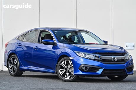 Blue 2016 Honda Civic Sedan Vti-L