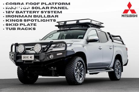 Silver 2020 Mitsubishi Triton Double Cab Pick Up Glx-R (4X4)